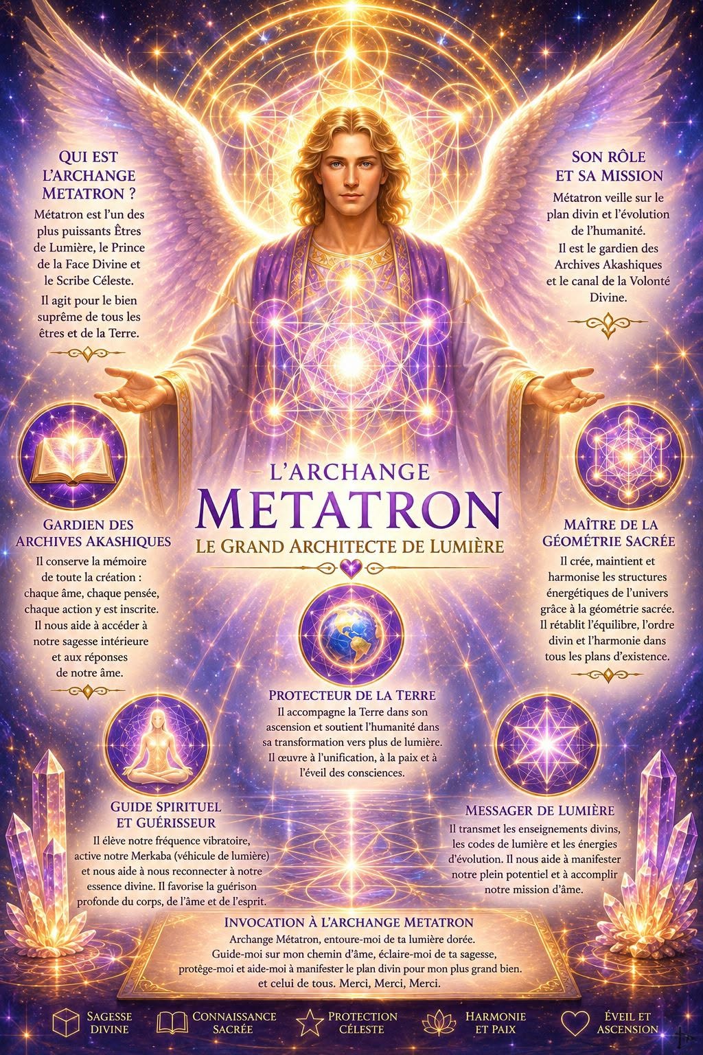 Parcours des Archanges à la carte avec l'Archange Métatron